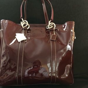 NWT Crimson Coach Tote